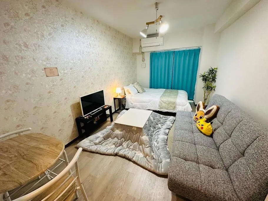 302 黒門市場1分!道頓堀まで徒歩8分!心斎橋まで徒歩9分 Ósaka Apartmán